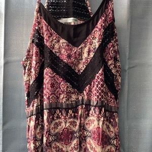 Maurice’s Racerback Lace Tank top size Medium